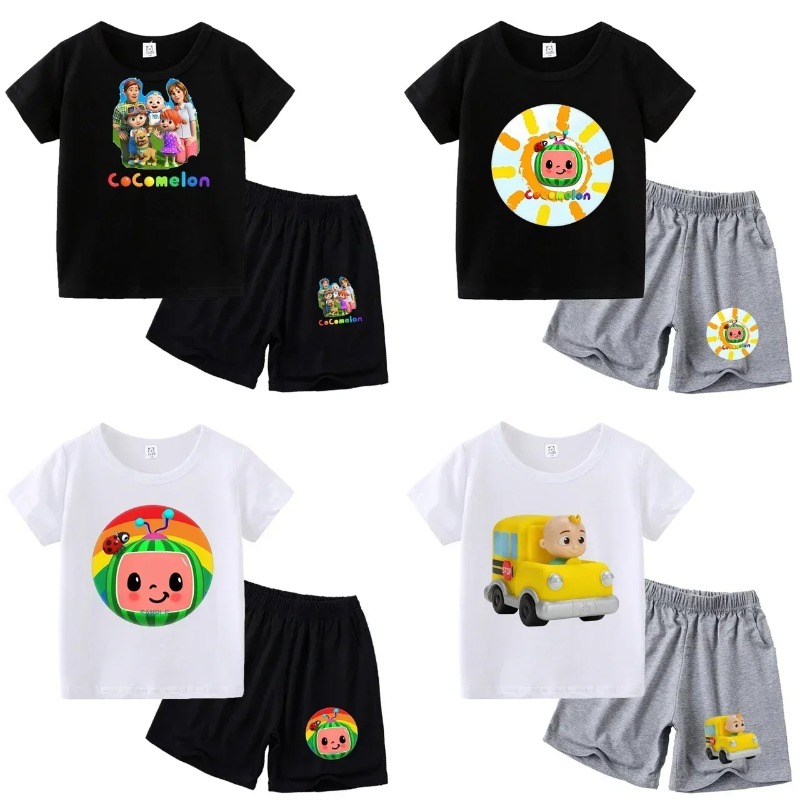Summer Clothing Baby Girl - Cocomelons Summer Kid Clothes Set Baby