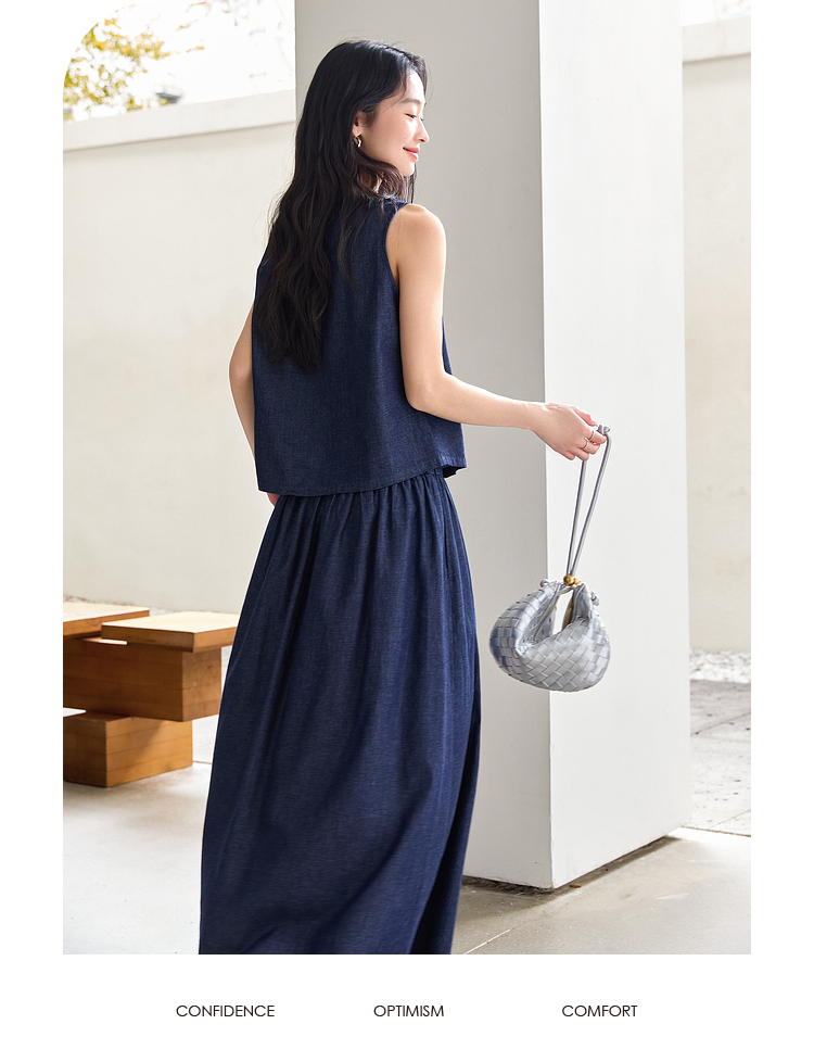 VIMLY Summer 2 Piece Denim Ski - Summer Alt Clothing recensione e prezzo