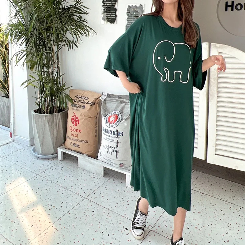 Plus Size Summer Cartoon Eleph - Summer Nights Clothing recensione e prezzo