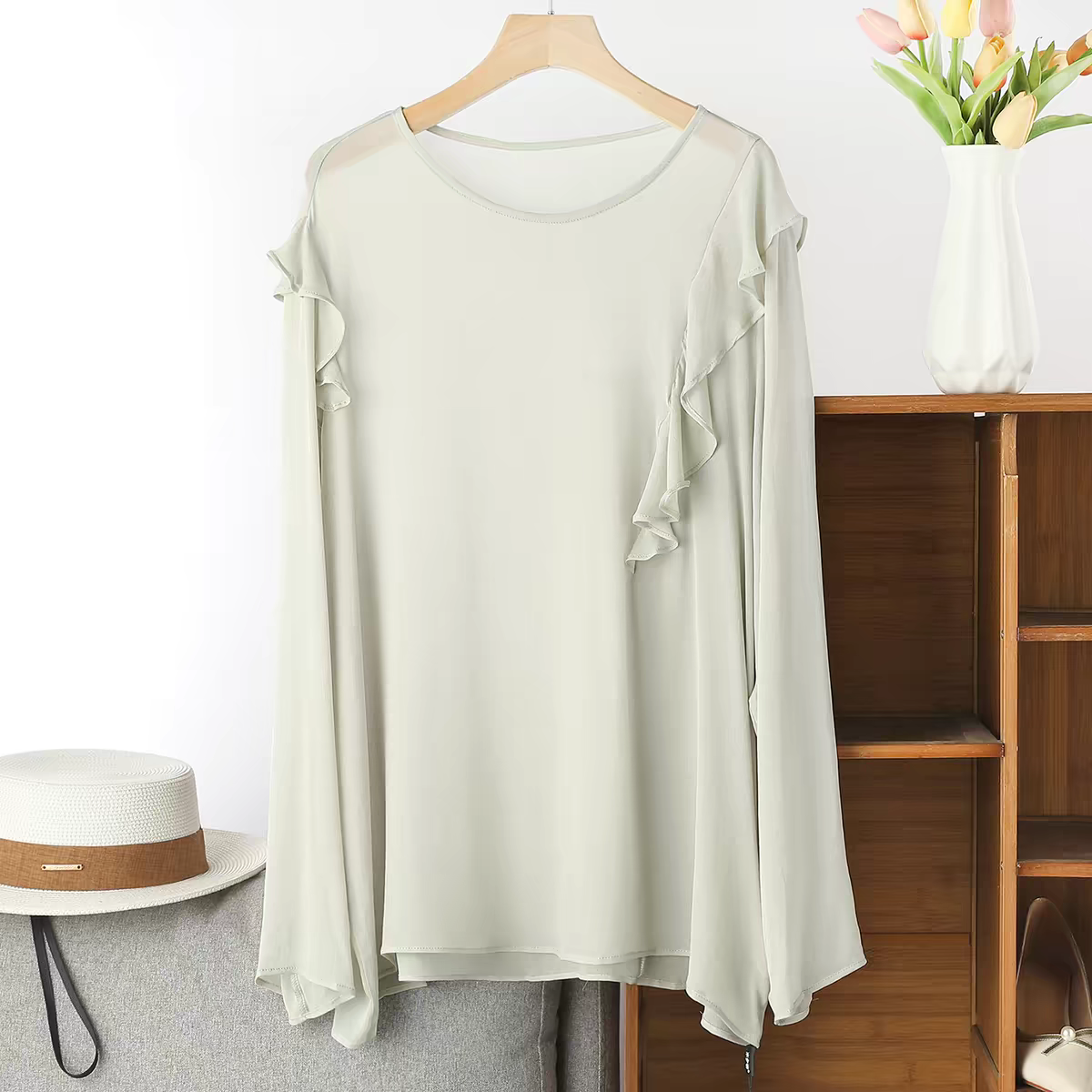 French Elegant Long Sleeve Ruf - Summer Clothing Plus Size Women recensione e prezzo