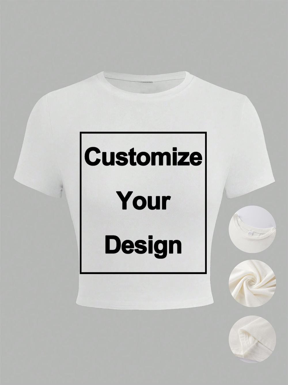 Custom Womens Cotton Crop Tops - Summer Clothing Women Sale recensione e prezzo