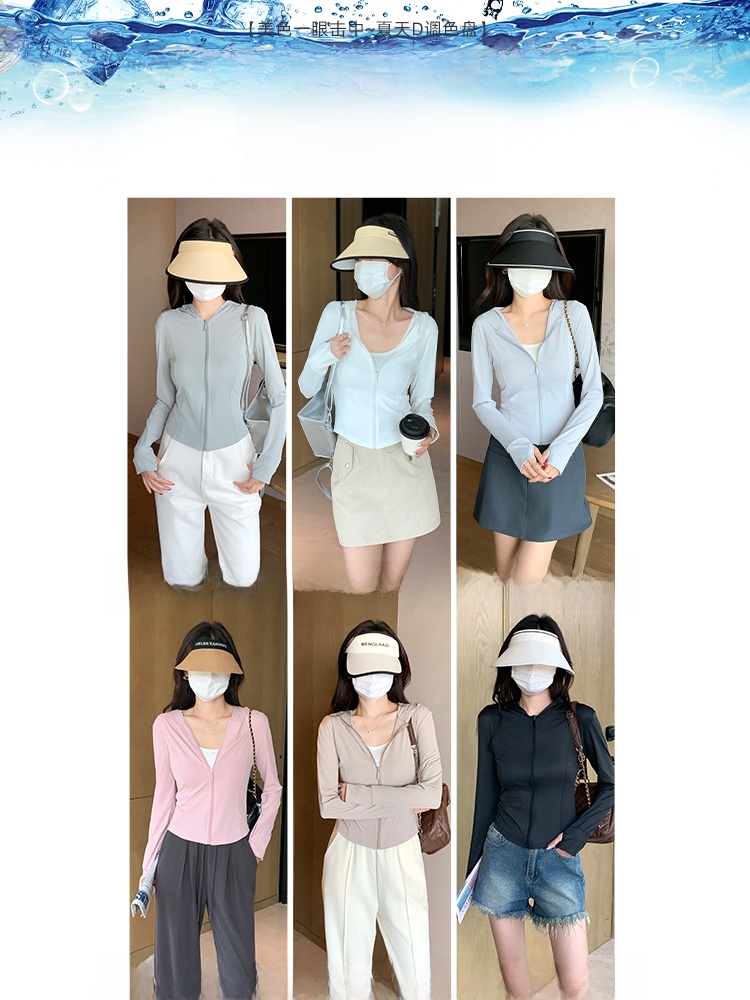 ay een Ice Silk Hooded UV Prot - Summer Yoga Clothing recensione e prezzo