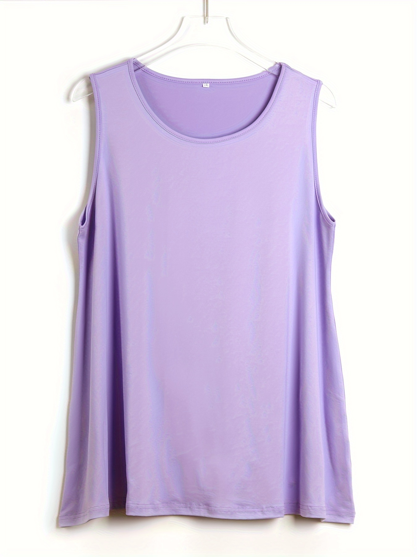 Plus Size Simple Solid Tank To - Summer Clothing Plus Size Women recensione e prezzo