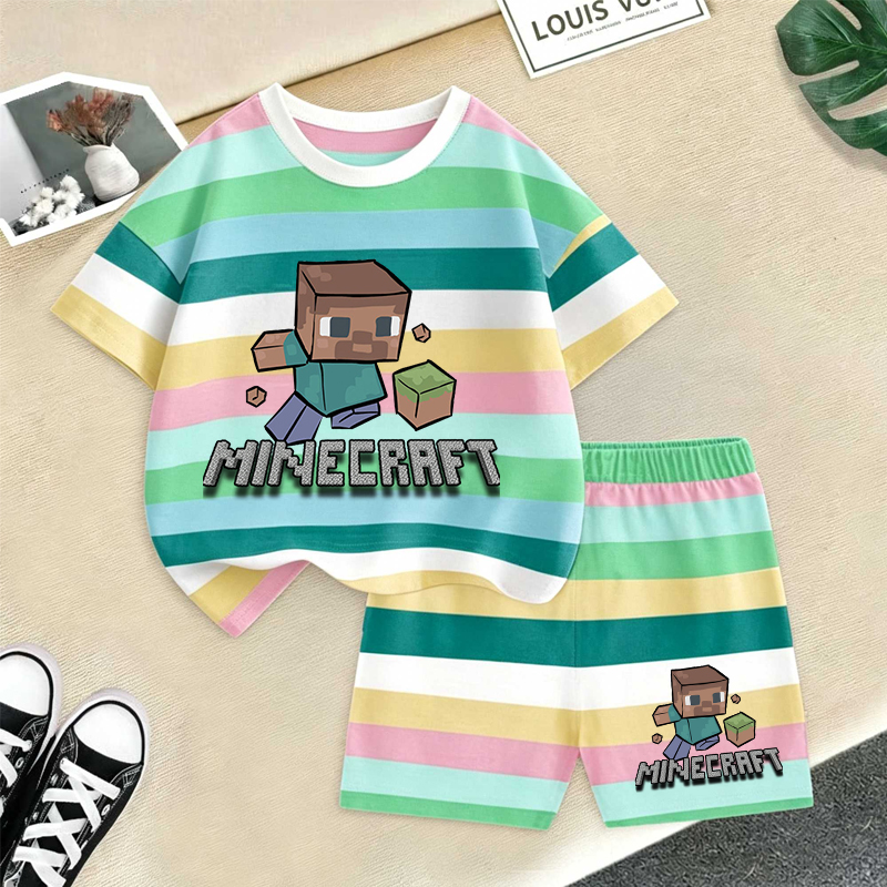 Minecrafted Girl boy Summer T  - Summer Clothing Baby Girl recensione e prezzo