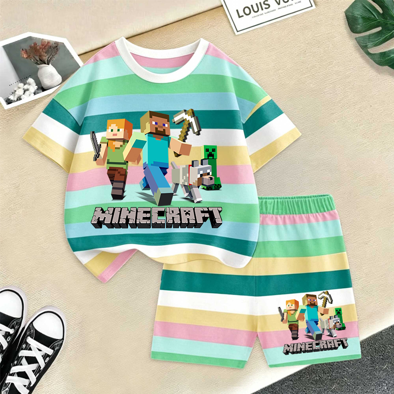 Minecrafted Girl boy Summer T  - Summer Clothing Baby Girl recensione e prezzo