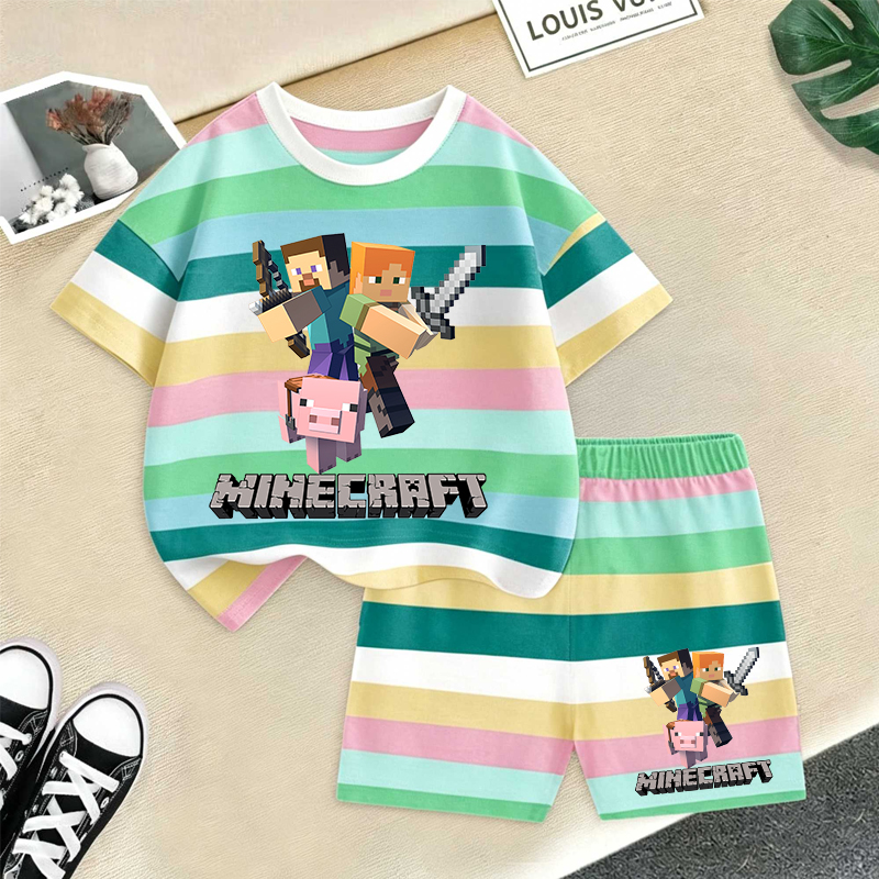 Minecrafted Girl boy Summer T  - Summer Clothing Baby Girl recensione e prezzo