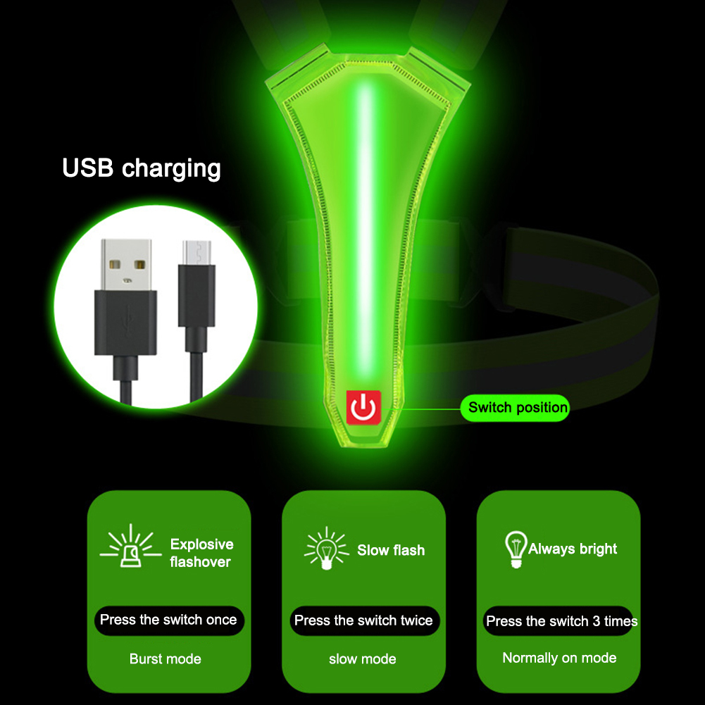 LED Running Vest USB Rechargea - Summer Nights Clothing recensione e prezzo