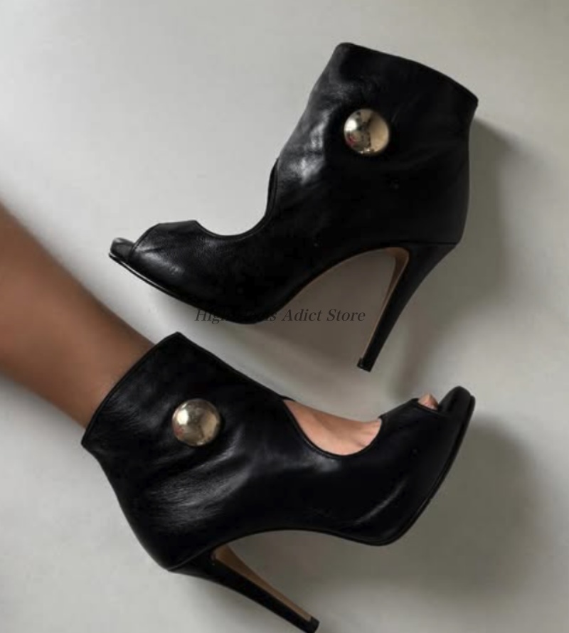 Sexy Black leather gold buckle - Summer Clothing Plus Size Women recensione e prezzo