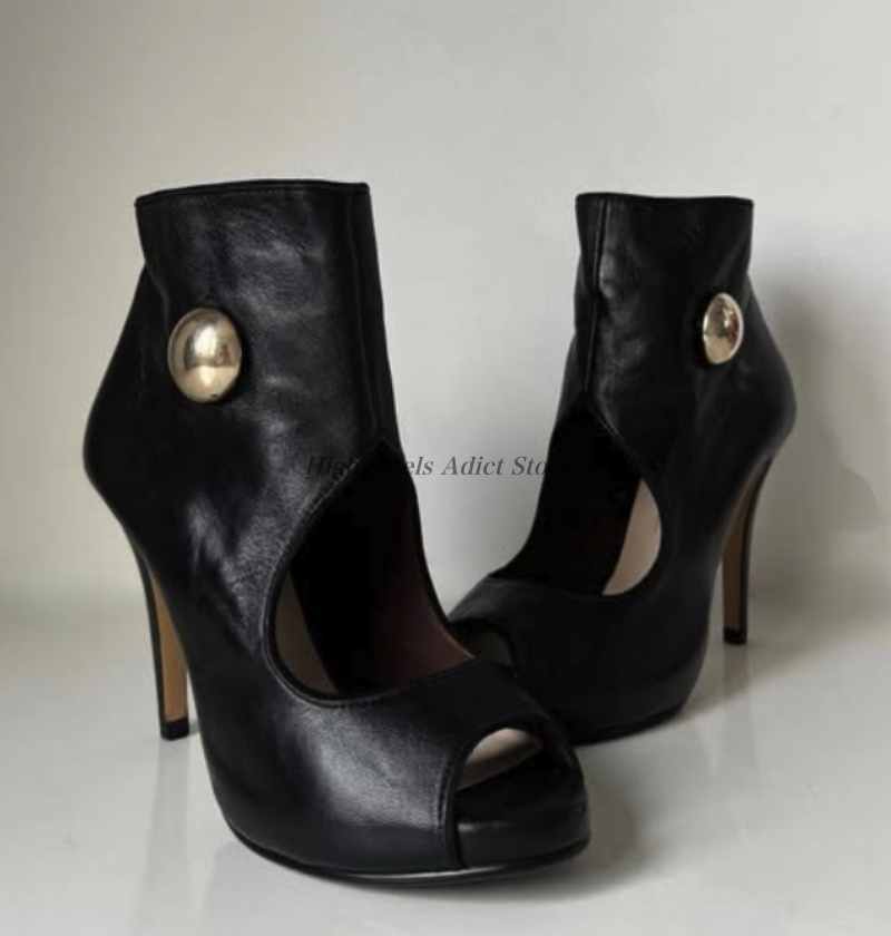 Sexy Black leather gold buckle - Summer Clothing Plus Size Women recensione e prezzo