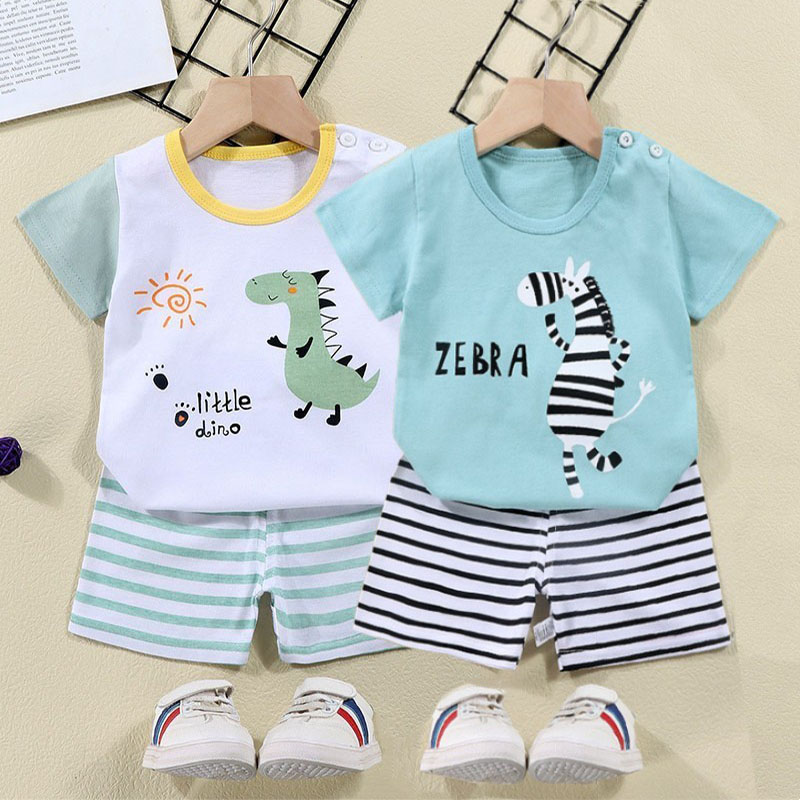 Cotton Tees+Shorts 2-piece Tra - Summer Clothing Baby Girl recensione e prezzo