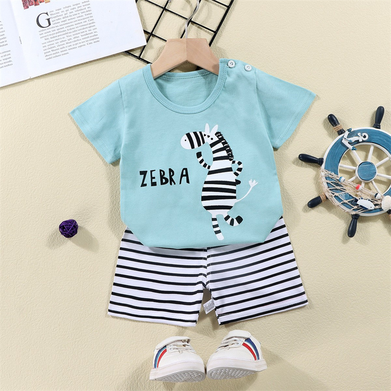 Cotton Tees+Shorts 2-piece Tra - Summer Clothing Baby Girl recensione e prezzo