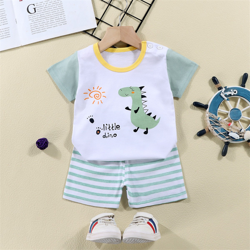 Cotton Tees+Shorts 2-piece Tra - Summer Clothing Baby Girl recensione e prezzo
