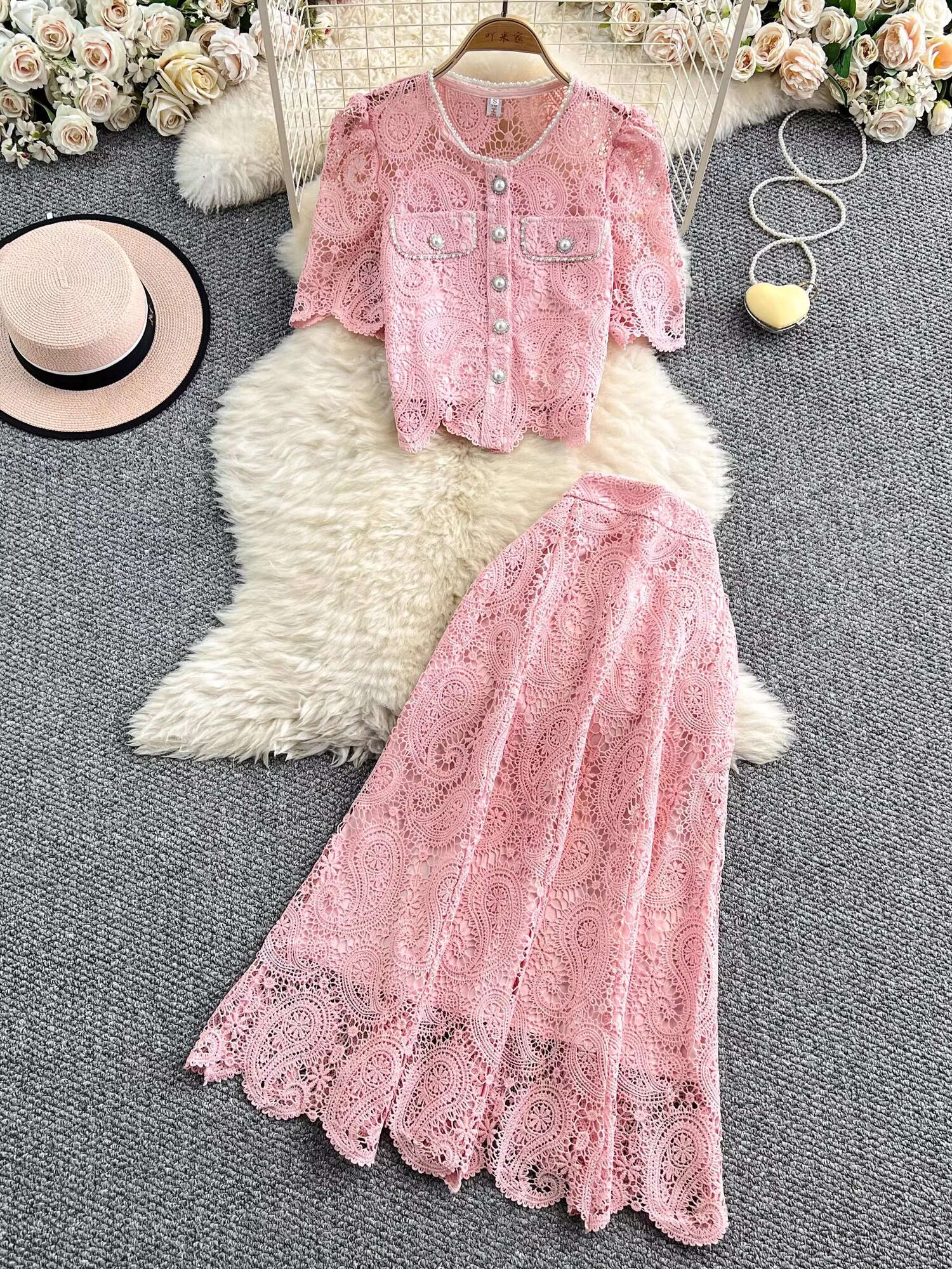 Elegant Pearl Long Dress Suits - Summer Clothing Women Sale recensione e prezzo