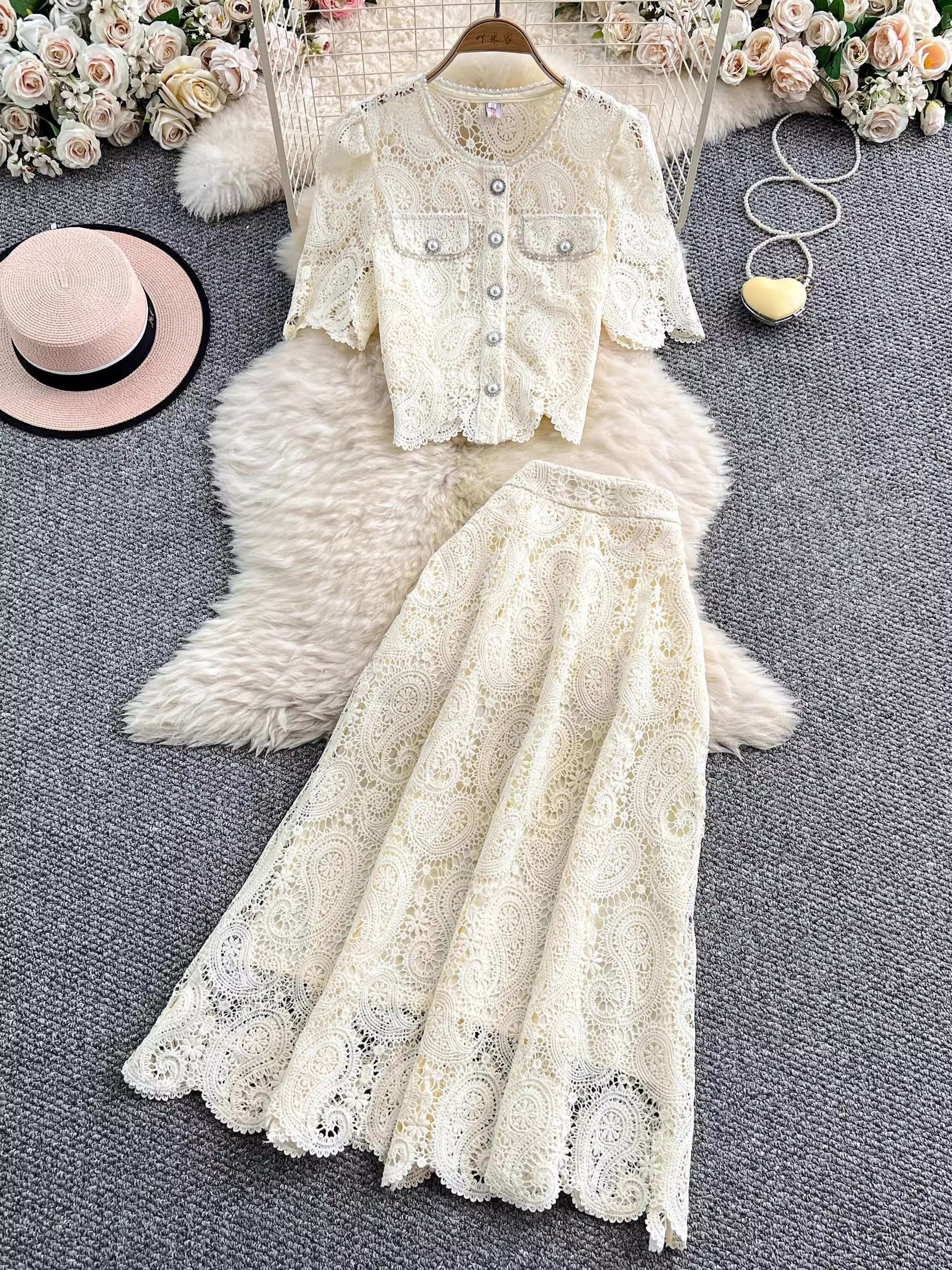 Elegant Pearl Long Dress Suits - Summer Clothing Women Sale recensione e prezzo