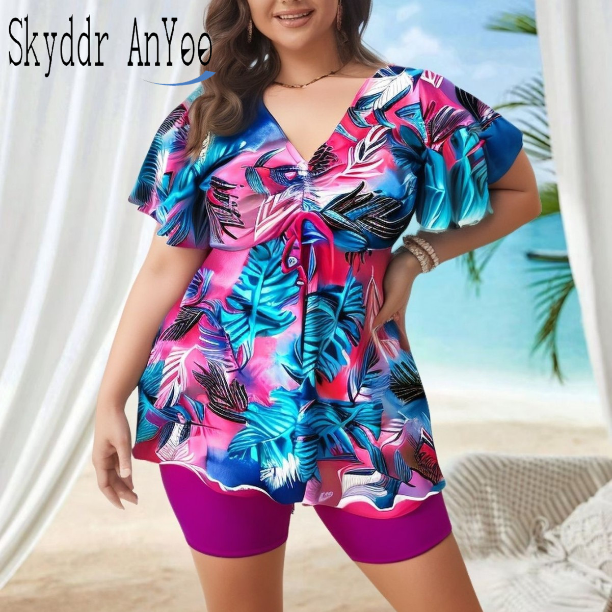 Women's Plus Size Tankini Swim - Summer Alt Clothing recensione e prezzo