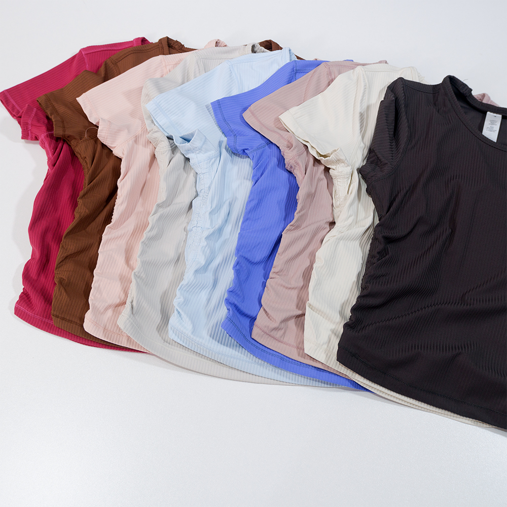 Waist-cinching Short Sleeve Sl - Summer Yoga Clothing recensione e prezzo