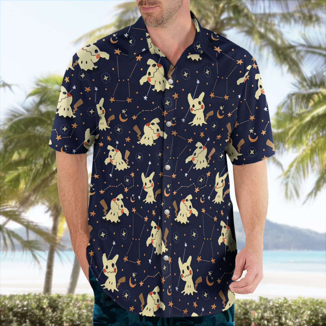 Mimikyu Night Sky Hawaiian Shi - Summer Nights Clothing recensione e prezzo