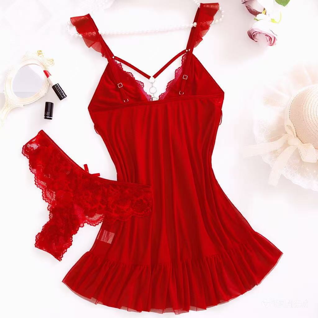 2026 New Red Sexy Lingerie Set - Summer Nights Clothing recensione e prezzo