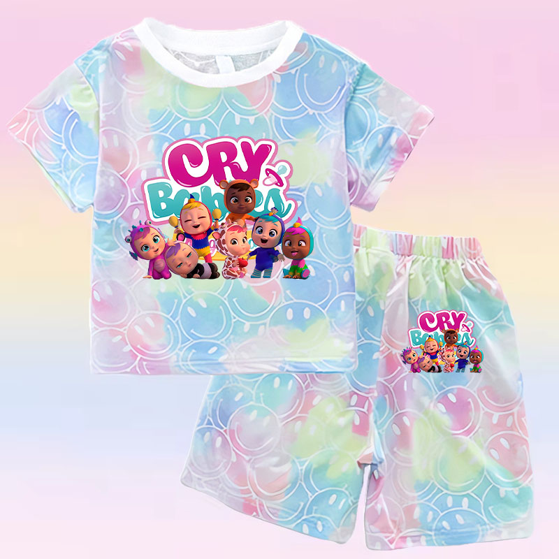 Crying Babies T-shirt Set Chil - Summer Clothing Baby Girl recensione e prezzo