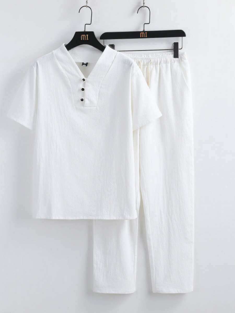 New Summer Men's Casual Cotton - Summer Clothing Staples recensione e prezzo