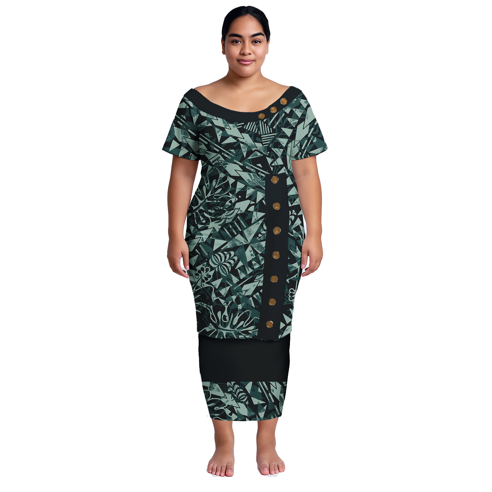 Plus Size Women Dresses Samoan - Summer Alt Clothing recensione e prezzo