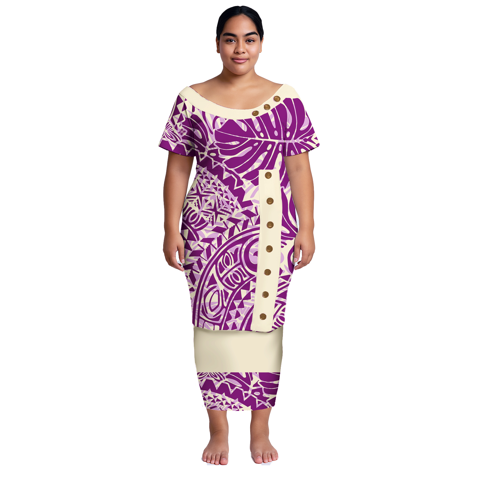Plus Size Women Dresses Samoan - Summer Alt Clothing recensione e prezzo