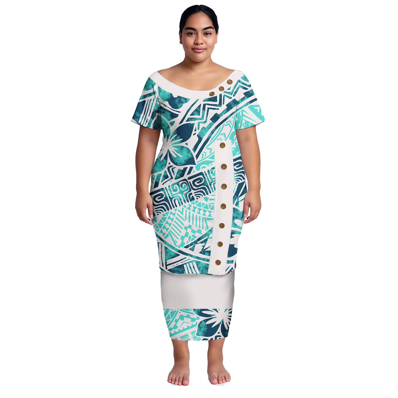 Plus Size Women Dresses Samoan - Summer Alt Clothing recensione e prezzo