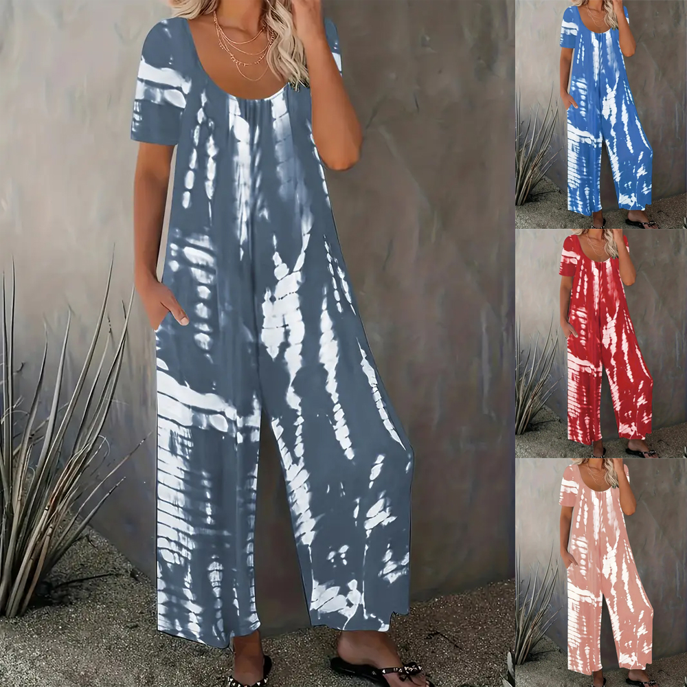 Plus Size Stripe Printed Round - Summer Clothing Plus Size Women recensione e prezzo