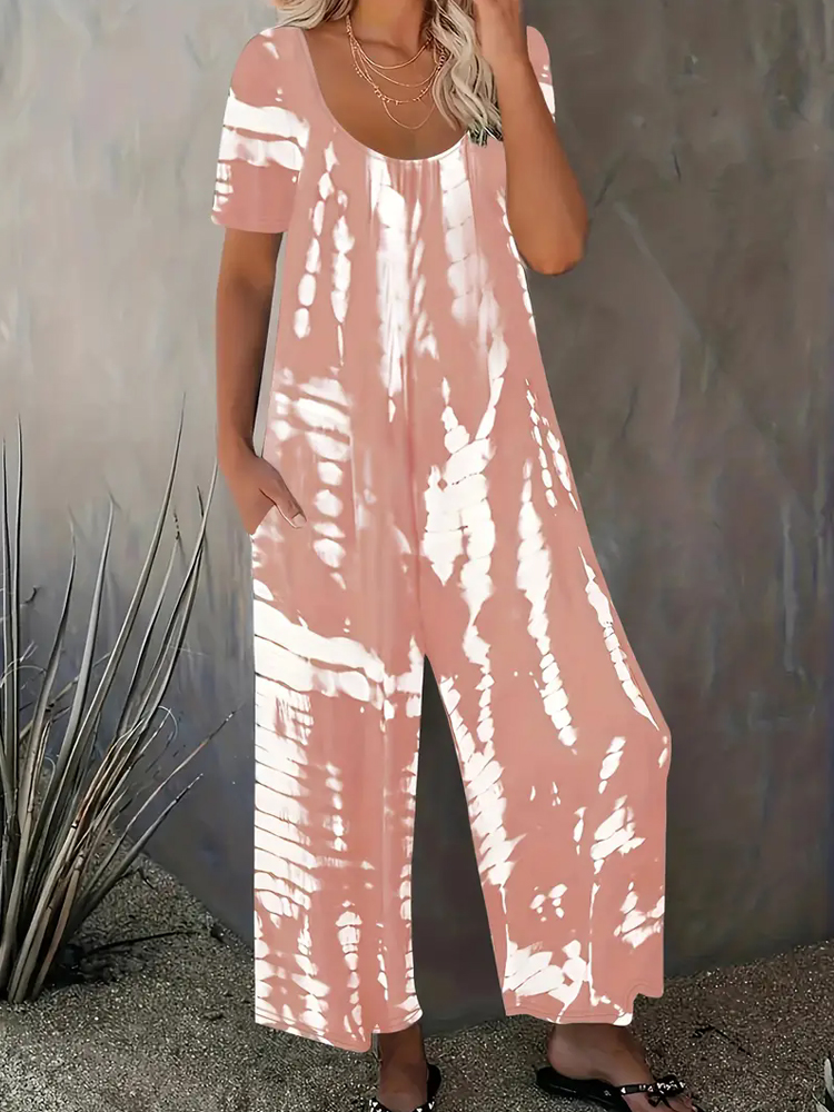 Plus Size Stripe Printed Round - Summer Clothing Plus Size Women recensione e prezzo