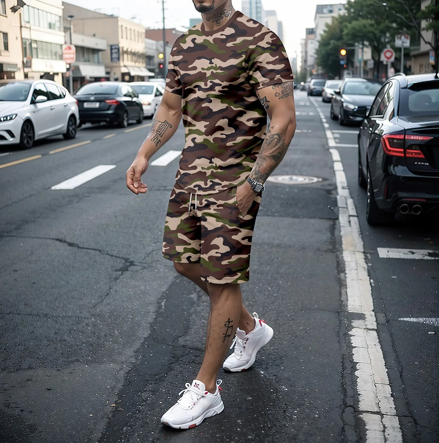 Camouflage Outdoor Tracksuits  - Summer Alt Clothing recensione e prezzo