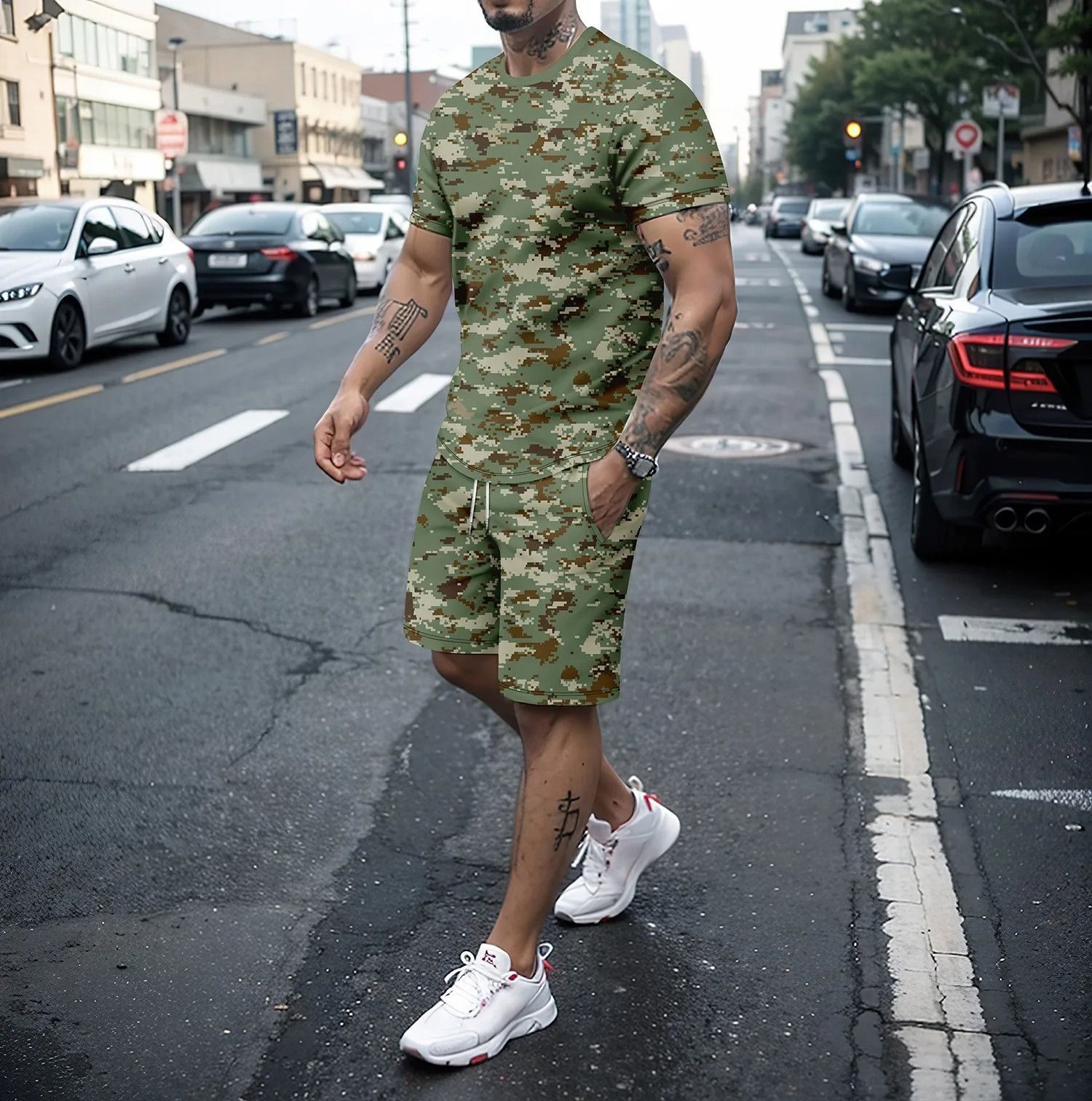 Camouflage Outdoor Tracksuits  - Summer Alt Clothing recensione e prezzo