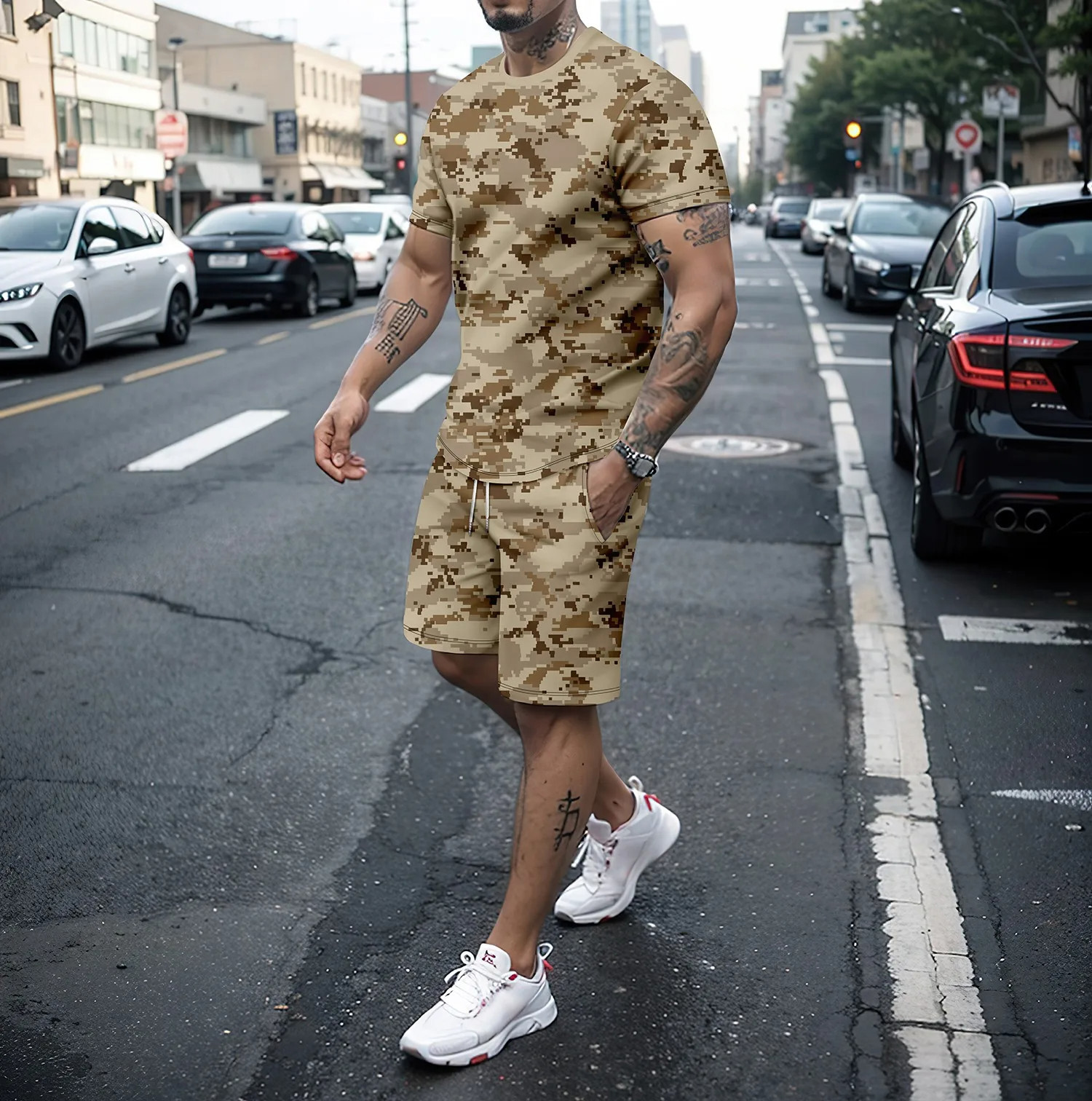 Camouflage Outdoor Tracksuits  - Summer Alt Clothing recensione e prezzo