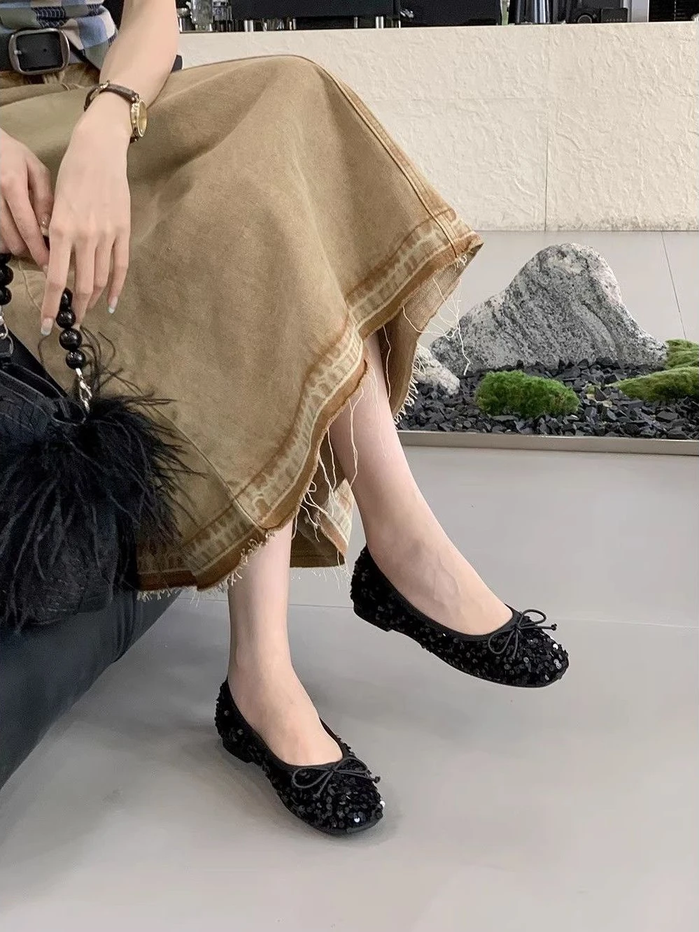 Evening Woman Flats Square Toe - Summer Clothing Online recensione e prezzo
