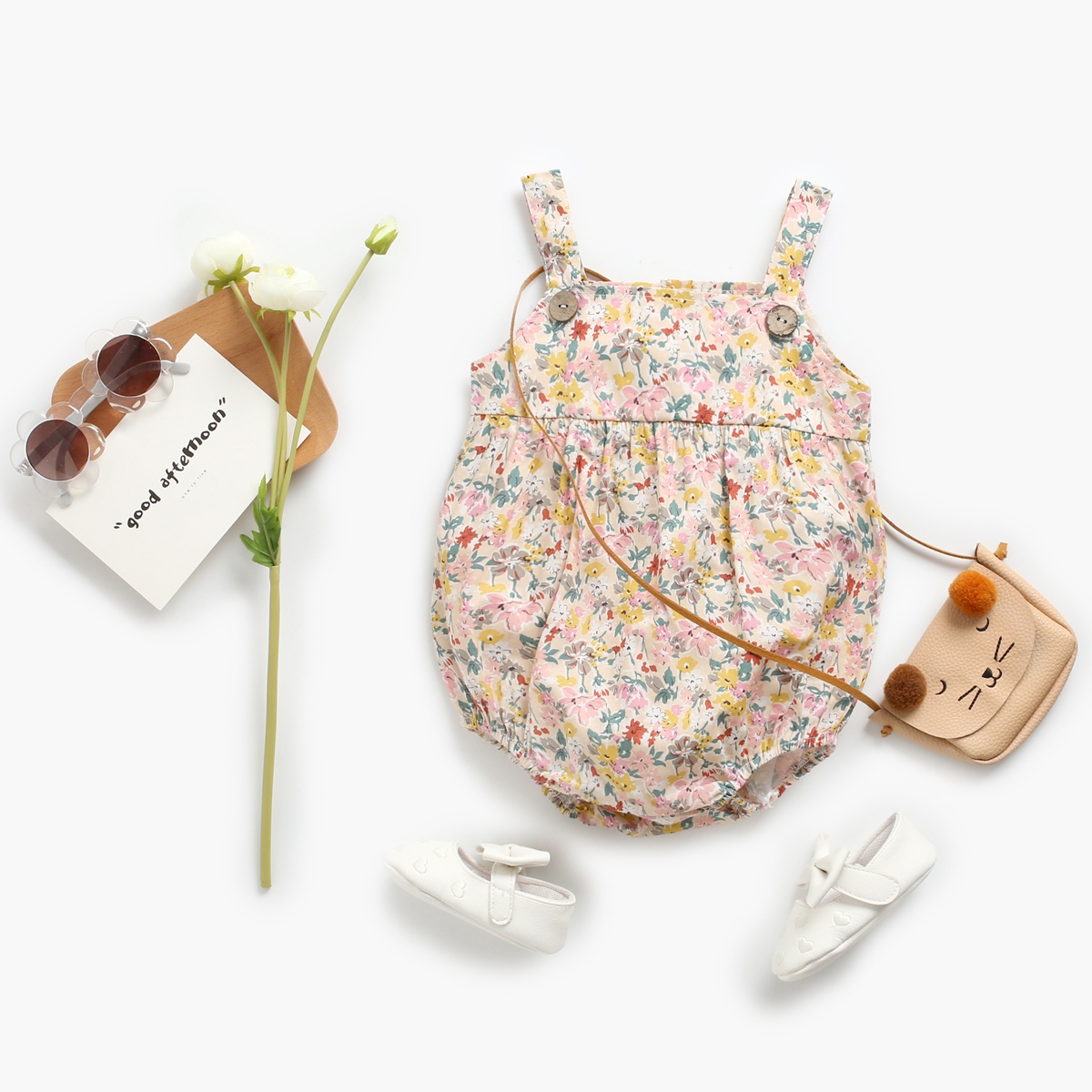 Baby Strap Bodysuits Floral In - Summer Clothing Pk recensione e prezzo