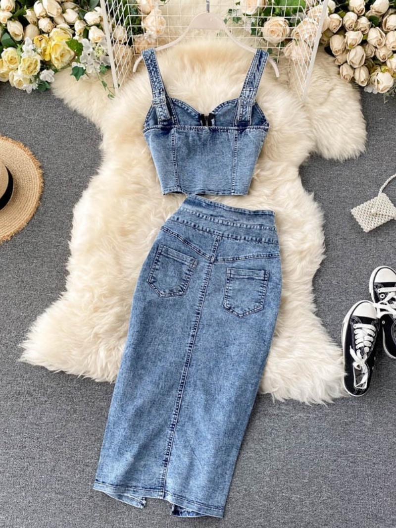 Fashion Denim 2 Piece Sets Wom - Summer Clothing Women Sale recensione e prezzo