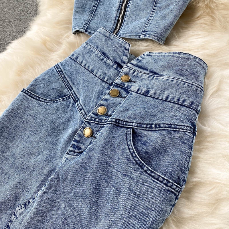 Fashion Denim 2 Piece Sets Wom - Summer Clothing Women Sale recensione e prezzo