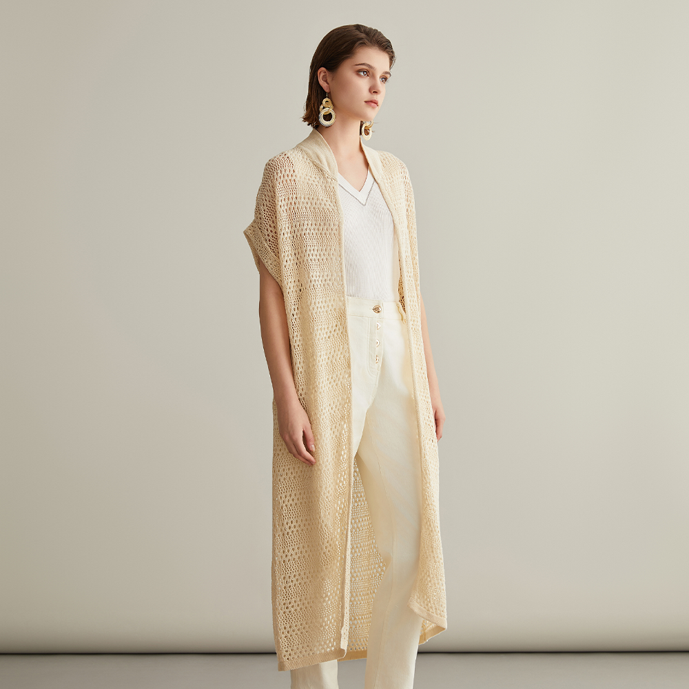 BC609 Linen and Silk Long Knit - Quality Summer Clothing For Women recensione e prezzo